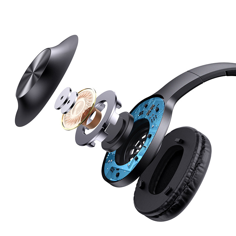 USAMS US-YX05 Bluetooth Over-ear Headphone Wireless Earphone Headset Waterproof Stereo Music Gaming Headset USAMS US-YX05 Bluetooth Over-ear Headphone Wireless Earphone Headset Waterproof Stereo Music Gaming Headset